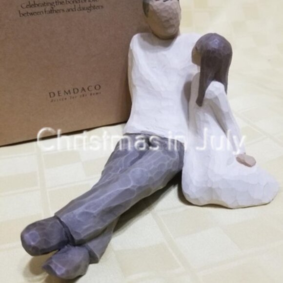 Willow Tree Susan Lordi Father and Daughter Figurine #26031 - Picture 2 of 2